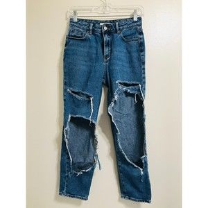 Pacsun Destroyed Mom Jeans, Size 25